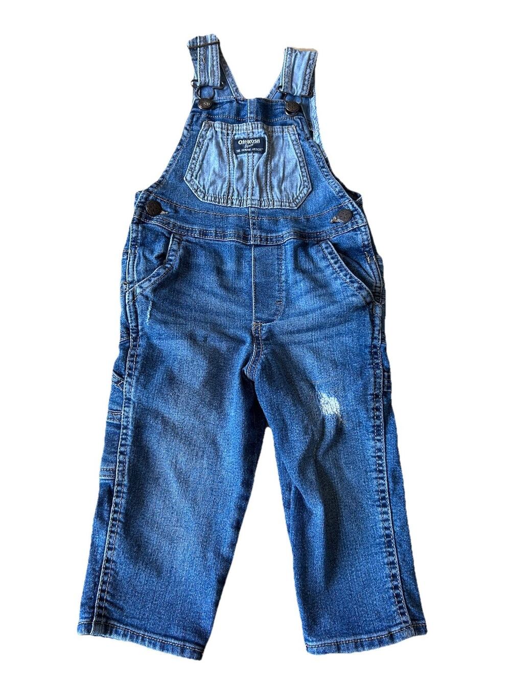 VTG OshKosh Overalls Vestbak Bib B’GOSH 2 Colors Kids Toddler 2T Boys USA